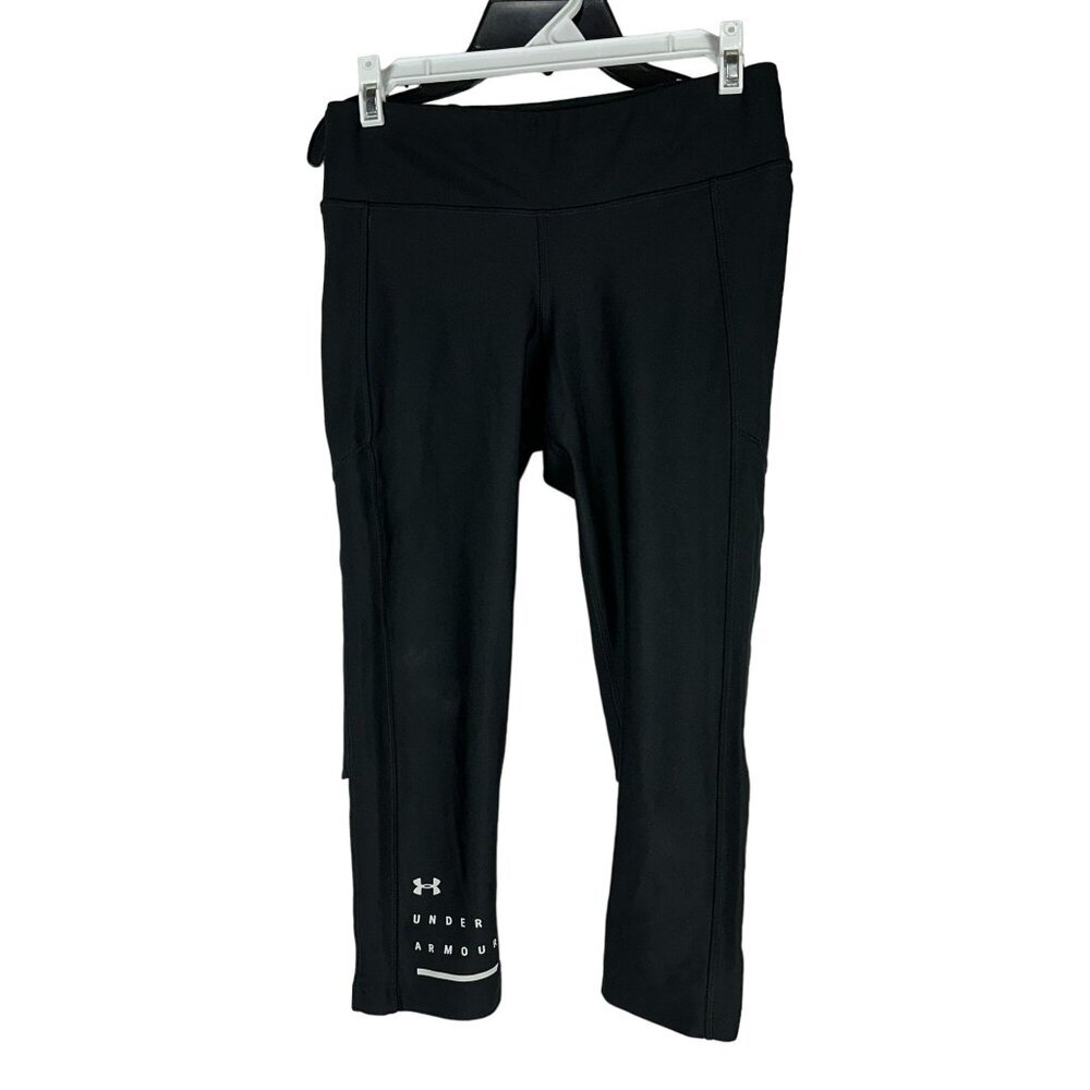 Under Armour HeatGear Compression Pant Size M Black Womens Activewear